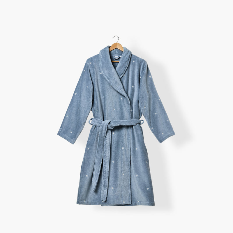 Peignoir homme coton Zéphire baltique marin